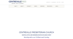 Desktop Screenshot of centrevillepres.com